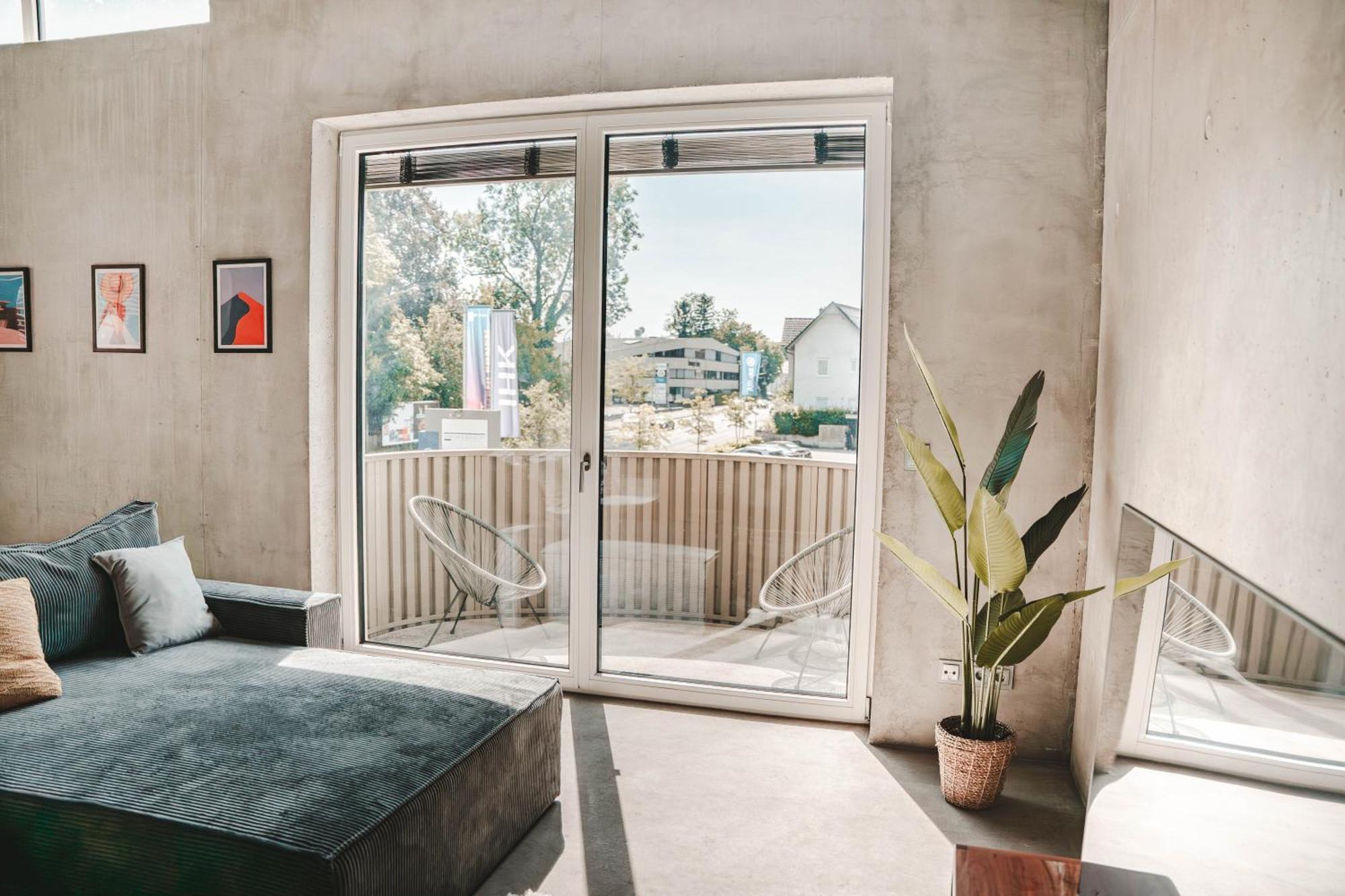 Apartamento Sunset Club - Loft - 155 M2 Sichtbeton - Zentral Memmingen Exterior foto