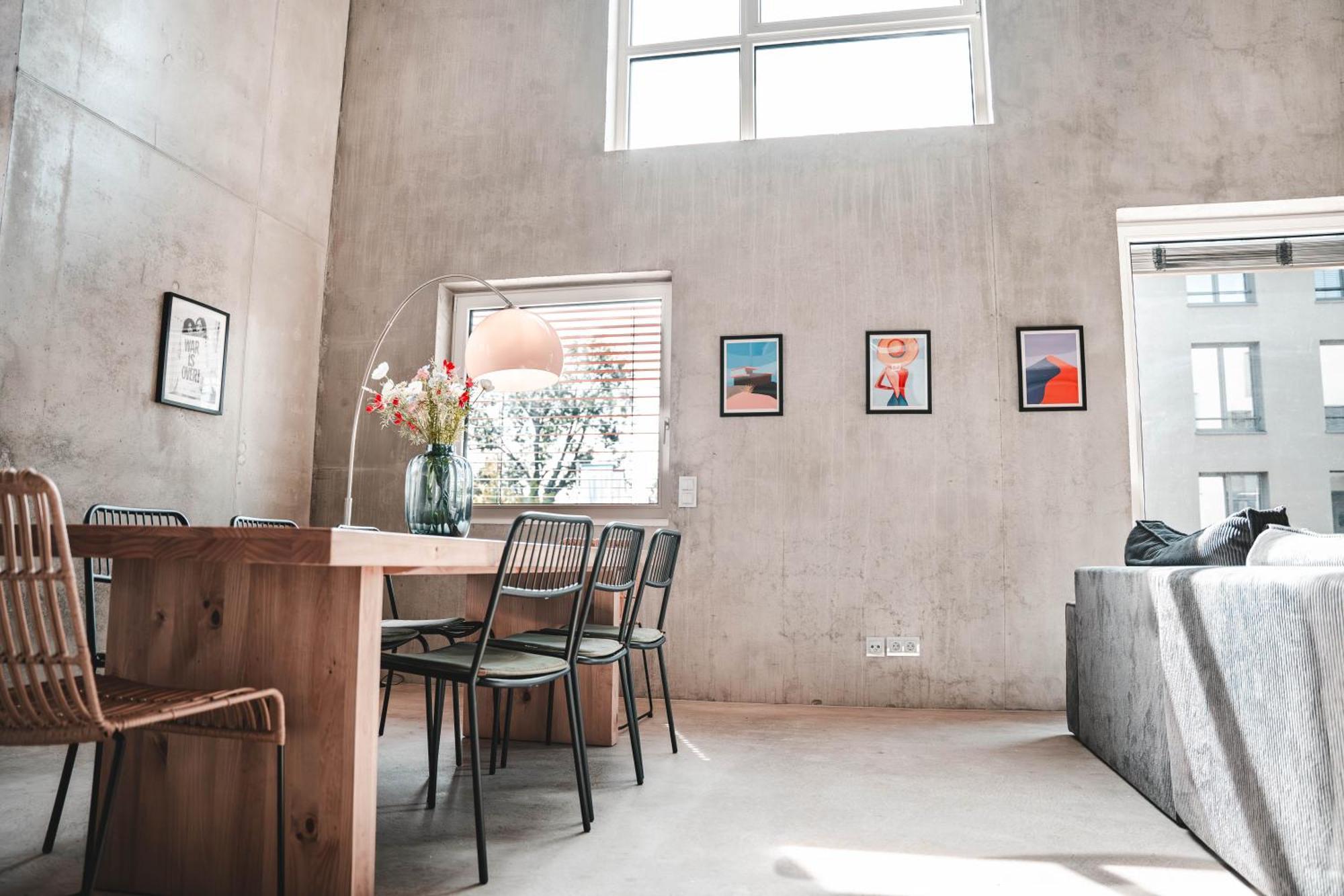 Apartamento Sunset Club - Loft - 155 M2 Sichtbeton - Zentral Memmingen Exterior foto
